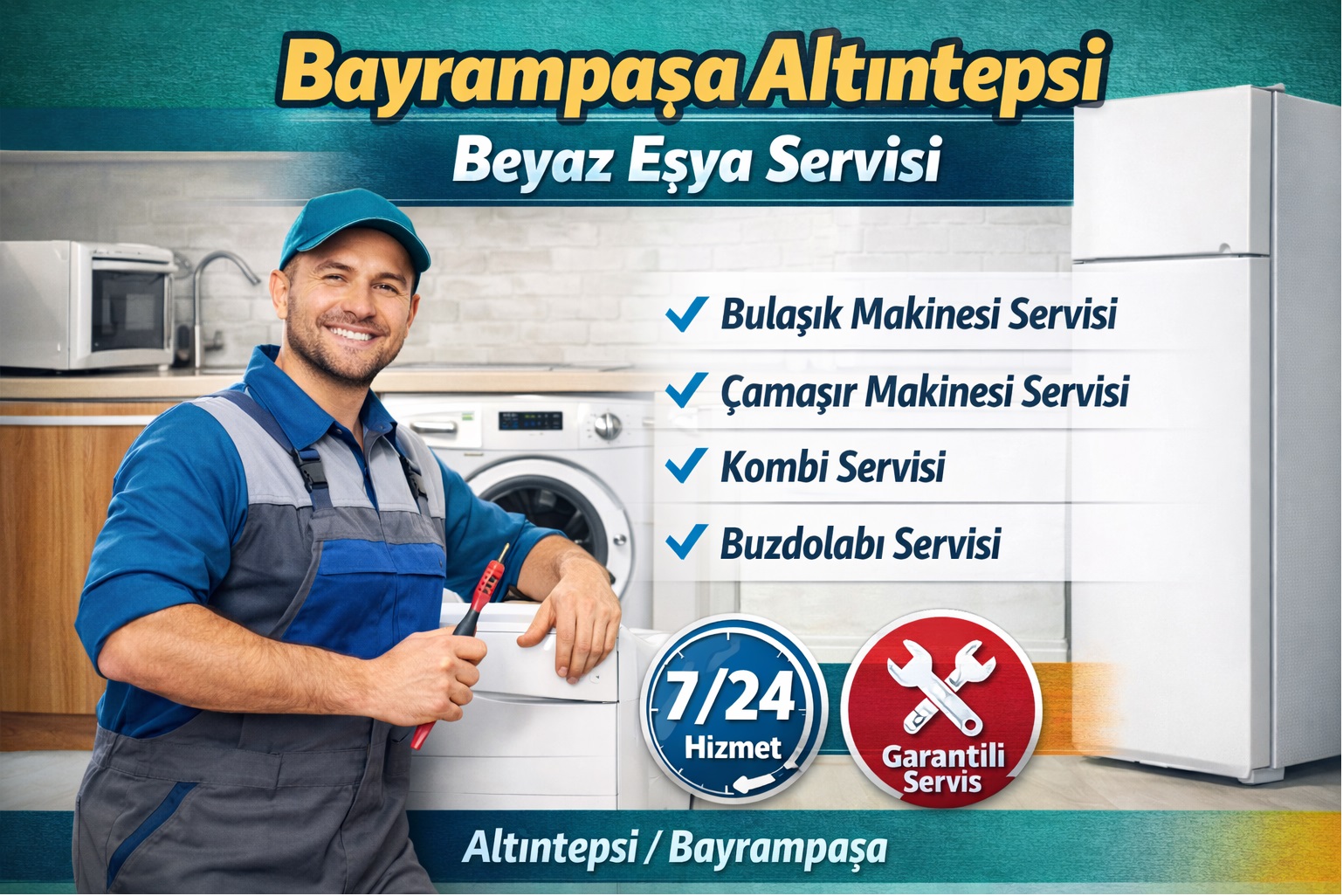Altıntepsi Beyaz Eşya Servisi